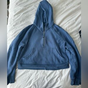 Lululemon blue scuba half-zip